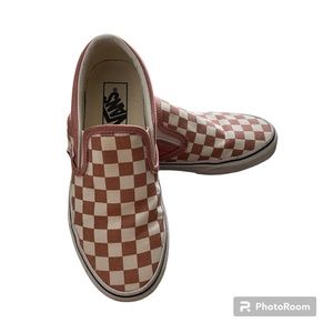 VANS Checkered Slip-On Shoes | Women's 6.5